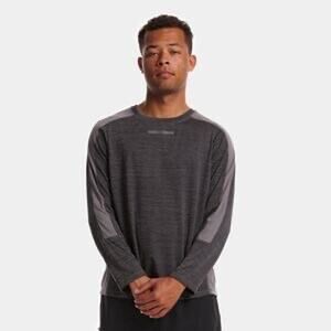 WHITESPACE Gray Performance Long-Sleeve T-Shirt
